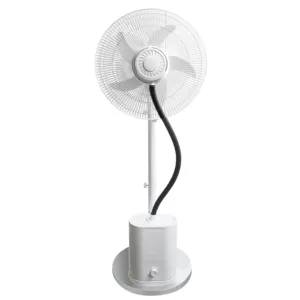 Ventola acqua nebbia AC DC ricaricabile di emergenza USB ricarica energia solare casa aria di raffreddamento elettrico pannello solare