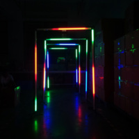 Fabricante profesional Tubos de neón Fondo de pie Led Marco gigante Camino DE BODA Túnel Luces para eventos