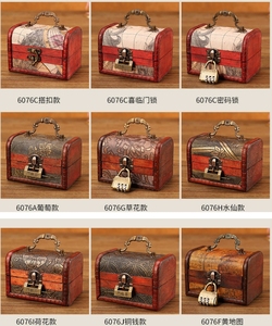 Bán Buôn Cổ Điển Đồ Trang Sức Cổ Hộp Bao Bì Tinh Tế Retro Hộp Gỗ Với Khắc Trung Quốc Phong Cách Ảnh Đạo Cụ Lưu Trữ - Product Image 4