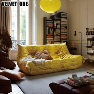 Canapé modulable minimaliste <span class=keywords><strong>TOGO</strong></span> Caterpillar de haute qualité Ligne Rosets avec rembourrage en éponge haute densité pour salon - Product Image 5