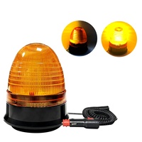 Neues 12/24V LED-Leuchtfeuer mit 60 Stück rotierendem Blitz Bernstein grüne Magnet basis für Traktor-LKW-Teile Magnetisches Leuchtfeuer