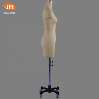 Mannequin de couture professionnel JUN MEI pour femme, buste en fibre de verre, pose debout, sur mesure