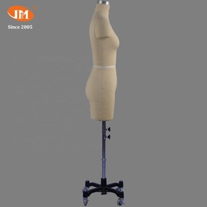 Mannequin de couture professionnel JUN MEI pour <span class=keywords><strong>femme</strong></span>, <span class=keywords><strong>buste</strong></span> en fibre de verre, pose debout, pour la confection de vêtements - Product Image 4