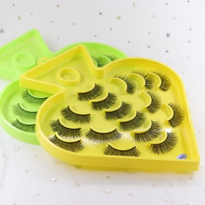 Ciglia naturali all'ingrosso 5d soffici ciglia a strisce complete fascia in cotone nero ciglia finte private label - Product Image 6