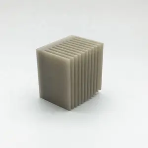 Parti di nitruro di alluminio in ceramica industriale AlN dissipatori di calore e parti di spalmatori di calore