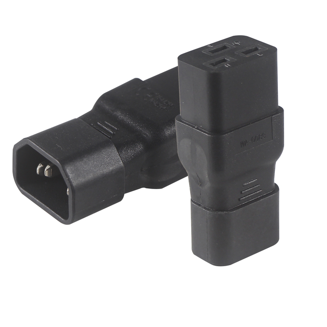 C14 to C19 Socket Plug Adapter,IEC 320 C14 Male to IEC 320 C19 Female,UPS PDU Power Converters