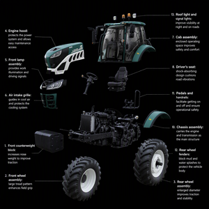 <span class=keywords><strong>รถ</strong></span>แทรกเตอร์ LOVOL P2804-7HV 280 แรงม้า ขับเคลื่อน 4 ล้อ ระบบเกียร์ CVT เครื่องยนต์ดีเซล สำหรับงานเกษตรกรรม - Product Image 6