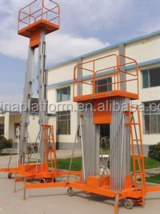 Elevador de Aluminio de Doble Mástil o Elevador de Dos Postes Fabricado en Aleación de Aluminio para Trabajos Aéreos - Product Image 6