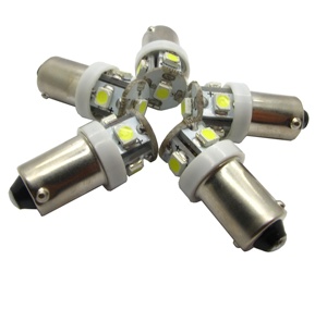 PURPLE # Bombillas LED BA9S Ultra Brillantes de 5 LED y 6.3 Voltios para Pinball, 906 44 47 - Product Image 2