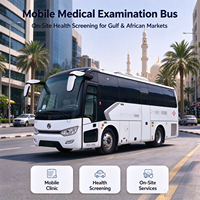 Bus médical mobile avec équipement médical complet pour le dépistage de santé sur site en Arabie Saoudite, Émirats arabes unis, Qatar