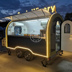 2025 Consession Food Trailer Cart Mobile Snack Food Trailer Camion de restauration entièrement équipé avec four à pizza - Product Image 1