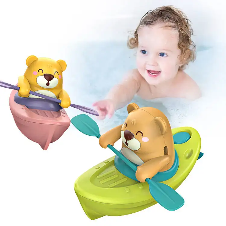 Cartoon Elektro boot Tier Bad Spielzeug Baby Badezimmer Badewanne Wasserspiel Bad Spielzeug Kinder Lustiges Pool Spiel Spielzeug