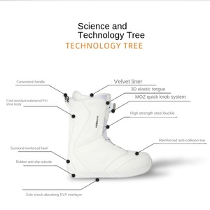 Yutian HITABAY Bottes <span class=keywords><strong>de</strong></span> ski à port rapide Raquettes à neige d'extérieur pour hommes et femmes Chaussures <span class=keywords><strong>de</strong></span> <span class=keywords><strong>snowboard</strong></span> chaudes imperméables en nylon d'hiver - Product Image 4