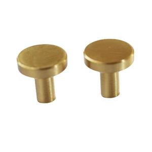 Chinese Style <b>Copper</b> Cabinet <b>Knob</b> 20x20mm Round Durable Furniture Handle For Drawer Door - Product Image 1
