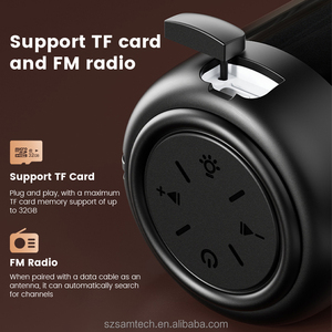 2025 mini từ <span class=keywords><strong>Bluetooth</strong></span> Loa RGB ánh sáng không dây di động <span class=keywords><strong>Bluetooth</strong></span> Loa Hi-Fi âm thanh cho cắm trại partydesk trang trí nội thất - Product Image 2