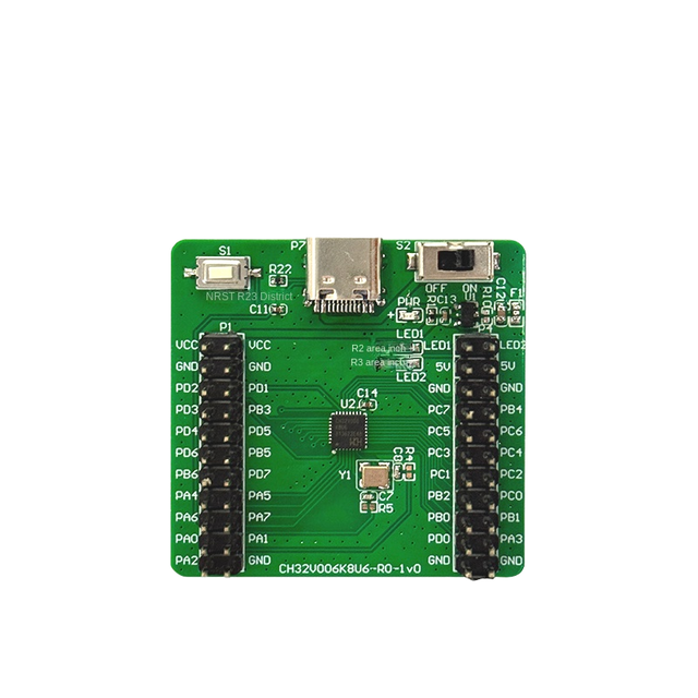 WCH CH32V006 RISCV Core Evaluation Board with USB Interface and DIY Module