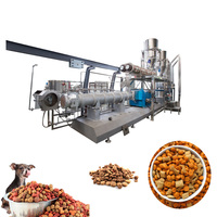 Machine extrudeuse de granulés d'aliments pour animaux de compagnie (chats, chiens, poissons) avec PLC et moteur électrique