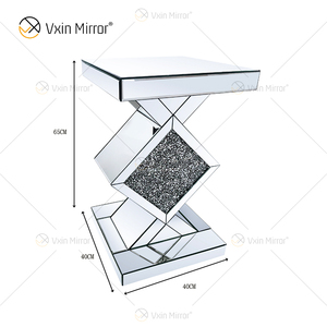 Bán Buôn WXF-115 Tùy Chỉnh Hiện Đại Gương Side Bảng Đối Living Room Nội Thất Bạc Trang Trí Nội Thất Sang Trọng Gương Side Bảng - Product Image 3