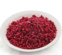 Gránulos de Frambuesa Roja Liofilizados