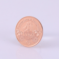 Pièce d'or et d'argent Amoureux des devises étrangères Niue Rose Love Coin Pièce commémorative de mariage