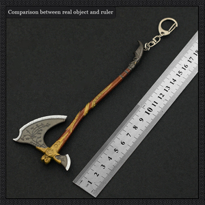 <span class=keywords><strong>God</strong></span> <span class=keywords><strong>of</strong></span> War Game Kratos Leviathan's Axe 17cm Nuevo llavero colgante Chaos Blade Depoir Spear Thor Hammer <span class=keywords><strong>Athena</strong></span> Blade - Product Image 5