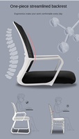 Chaise de bureau moderne en maille à hauteur réglable, dossier haut, ergonomique, couleurs personnalisées, prix de gros