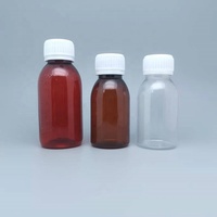Factory Direct 60ml pour bouteille maigre en plastique transparent avec couvercle anti-enfant pour sirop contre la toux et autres médicaments