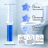 Gel nettoyant pour toilettes Joesome Air Flower Shape, écologique, 5%-15% d'ingrédients actifs, garde les toilettes propres, parfumées et désodorisantes