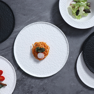 Khách sạn cung cấp Nhà sản xuất bán buôn trắng sứ chính bữa ăn tối tấm khách sạn tấm gốm khác khách sạn & nhà hàng cung cấp - Product Image 1