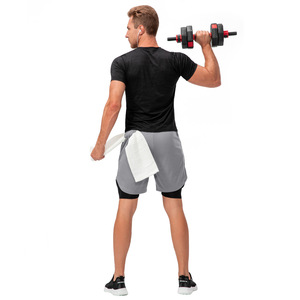 Pantalones Cortos Deportivos 2 en 1 para Hombre, <span class=keywords><strong>de</strong></span> Compresión, para Entrenamiento, con Logotipo Personalizado Yutuo, <span class=keywords><strong>de</strong></span> Alta Calidad, con Bolsillos - Product Image 5