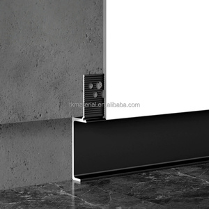 Sistema di Battiscopa Moderno in Lega di Alluminio TK Factory <span class=keywords><strong>per</strong></span> Rifinitura <span class=keywords><strong>Pavimenti</strong></span> Appartamenti Hotel, Tutti gli Accessori, Angoli e Giunti Rapidi - Product Image 2