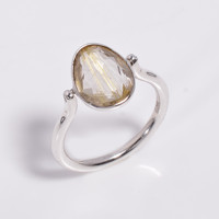 Bague en pierres précieuses Labradorite naturelle à rabat réversible double face magnifiquement conçue bijoux en argent 925 personnalisés bagues fines