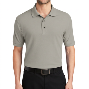 Camiseta Polo Clásica para Hombre, de Manga Corta, Informal, de Algodón - Product Image 3