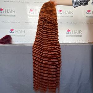 Peluca Transparente 99J, 180% de Densidad, Cabello Humano Largo, con Cabello de Bebé, Ondulado, Pre-Desplumado - Product Image 4