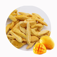 Tranches de mangue lyophilisées, collation croustillante aux fruits tropicaux, marque privée OEM, emballage en vrac pour l'exportation