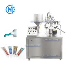 Automatic Plastic Toothpaste Gel and Sealing Cosmetic Cream Tube Filling Machine