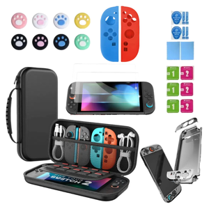 Kit de Protección para Consola Nintendo <span class=keywords><strong>Switch</strong></span> 2 NS2, Funda Protectora de Silicona con Agarres para <span class=keywords><strong>Joystick</strong></span>, Accesorios - Product Image 5