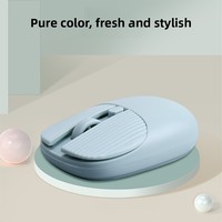 Souris d'ordinateur optique sans fil silencieuse 2,4 GHz, compatible multi-systèmes, mini, ergonomique, pour ordinateur portable, 4 boutons, haute qualité, pour bureau, design mignon pour filles