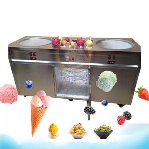 Nuova Macchina per Gelato Fritto 220V Thailandese per Ristoranti e Negozi di Alimentari, per Preparare Gelato Fritto con Frutta, Latte, Acqua e Frutta Secca - Product Image 2