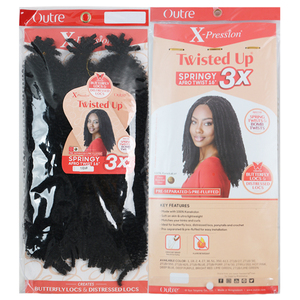 3X 16Inch Pre-fluffed Mềm Afro Kinky Xoăn <span class=keywords><strong>Twist</strong></span> <span class=keywords><strong>Crochet</strong></span> Tổng Hợp Tóc Số Lượng Lớn Duy Nhất Sợi Ngang 180G Cho Cuba Xoắn - Product Image 1