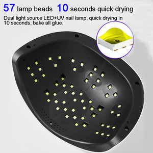 120w Professional Portable 57leds Soak Off Uv Neon <strong>Nail</strong> <strong>Gel</strong> Polish Led Lamp Uv <strong>Gel</strong> Manicure Diy Uv Ink Curing Lamp for <strong>Nail</strong> Art - Product Image 4