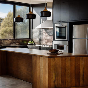 Gabinetes de cocina de lujo de madera maciza estilo americano moderno - Product Image 5