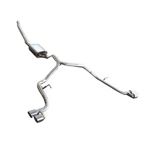 Tubos de escape Catback personalizados para <span class=keywords><strong>Jeep</strong></span> <span class=keywords><strong>Gladiator</strong></span> Jt V6 3,6 2020 up, sistema de escape de puntas dobles/cuádruples, silenciador de válvula de ajuste - Product Image 1