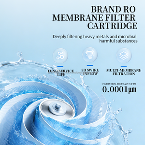 Distributeur d'eau à double sortie grand débit, forme personnalisée, 800 GPD, osmose inverse, 24/7 sans surveillance, qualité alimentaire, antirouille, UV - Product Image 4