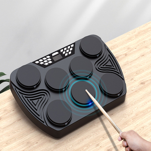 Konix kit <span class=keywords><strong>de</strong></span> batería sensible a la velocidad altavoz incorporado recargable con 30 canciones <span class=keywords><strong>de</strong></span> demostración 16 tonos juego <span class=keywords><strong>de</strong></span> batería electrónica para niños juguete - Product Image 6