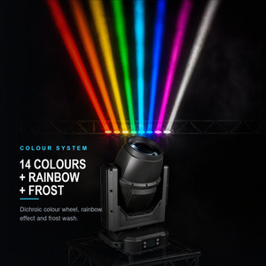 300W Wasserdichter Outdoor-Beam-Moving-Head-Scheinwerfer IP55 Versiegelt 8000K 2-5 Grad 540 °   Pan 270 °   Neigbare DMX512 RDM Bühnenbeleuchtung - Product Image 4