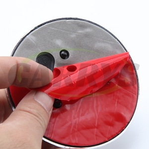 8cm 9cm phía trước phía sau nắp ca-pô huy hiệu bạc đen chất lượng cao biểu tượng - Product Image 4