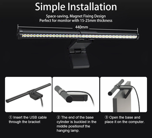 Thông minh RGB đèn nhà thiết kế hiện đại điều khiển cảm ứng PC máy tính màn hình cong đèn siêu mỏng màn hình thẳng Màn hình LED Bar - Product Image 5