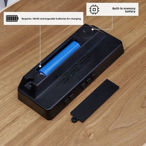 ساعة منبه رقمية جديدة من الكوارتز البلاستيكي مع مرآة للطلاب، متعددة الوظائف وصامتة مع إضاءة ليلية LED ومؤقت، هدية إبداعية - Product Image 2