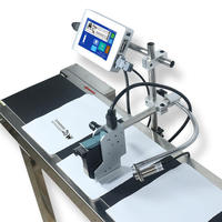 5 Inch Online Qr Code Afdrukken Tij Inkjet Batch Code Printers Printers Op Hout Metaal Plastic Karton